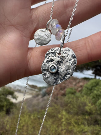 Topaz Silver Treasures Necklace