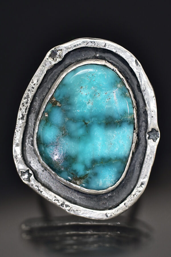 Turquoise Constellation Silver Ring