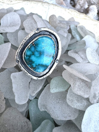 Turquoise Constellation Silver Ring