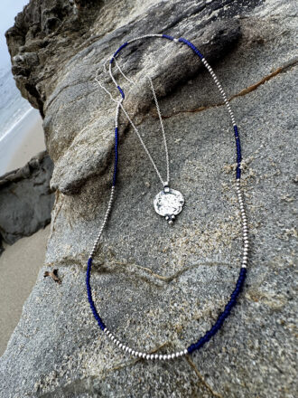 Sacred Silver Ancient Coin Necklace