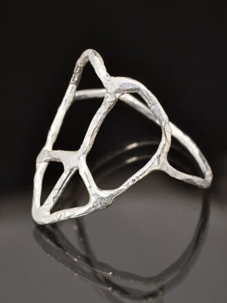 Silver Peace and Love Ring