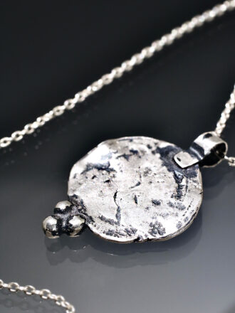 Sacred Silver Ancient Coin Necklace