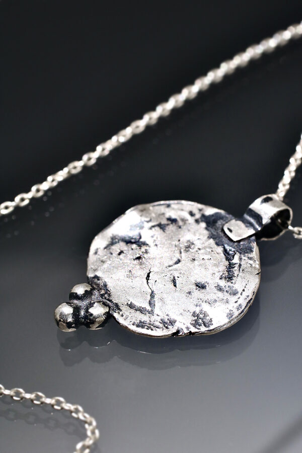 Sacred Silver Ancient Coin Necklace