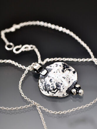 Sacred Silver Ancient Coin Necklace