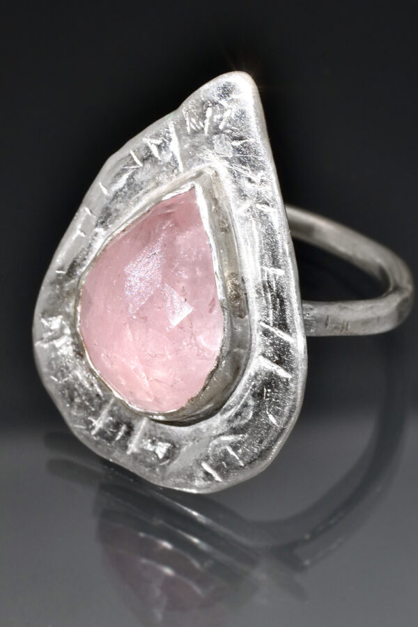 Silver Rose Quartz Sweetness Ring