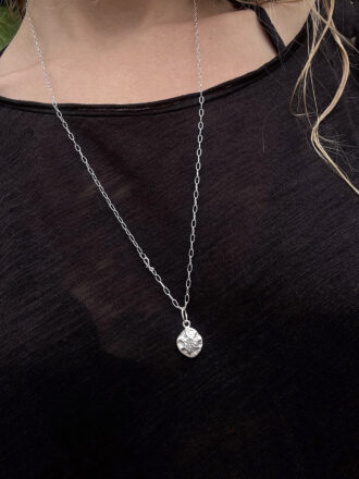 Silver Hope Star Necklace
