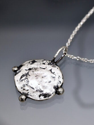 Sacred Silver Ancient Coin Necklace