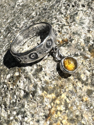 Ode to the Sun Citrine Silver Ring
