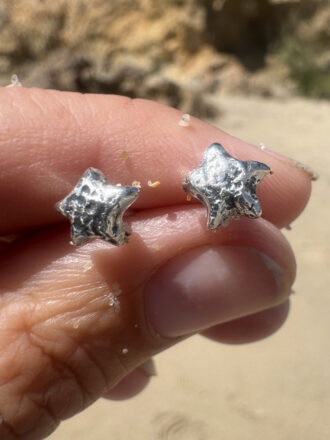 Silver Little Seastar Stud Earrings