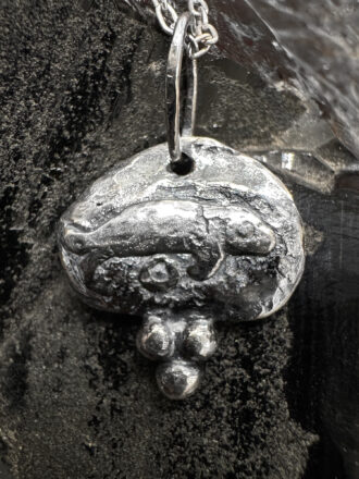 Ancient Selkie Silver Coin Necklace