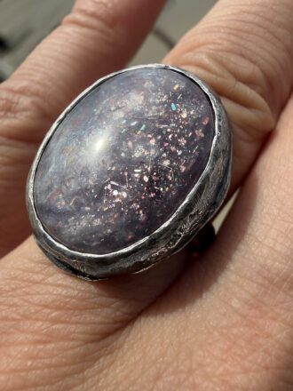 Artemis Silver Iolite Ring